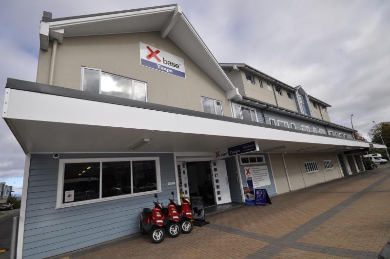 Front of Hostel - Base Taupo