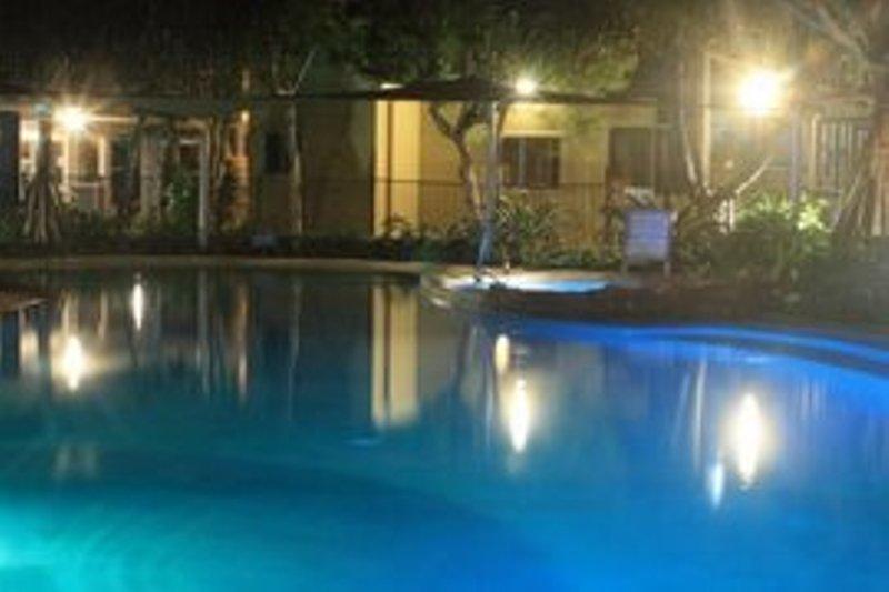 Seacove Pool by Night - Seacove Resort Coolum
