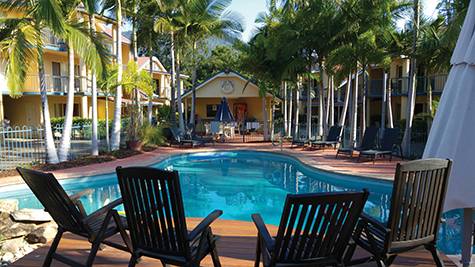 Pool - at Beach Court Holiday Villas