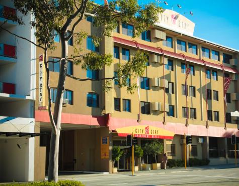 City Stay front side - Perth Central City Stay Apartment Hotel