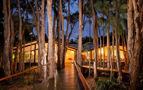 Main Lodge at Sunset - Kewarra Beach Resort & Spa