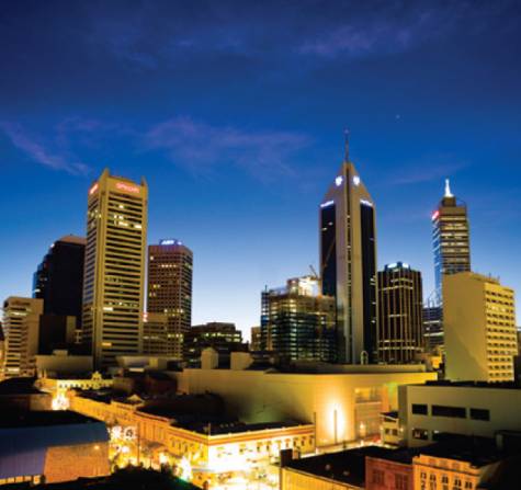 View - Adina Apartment Hotel Perth, Barrack Plaza