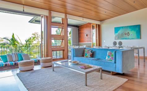 3 Bedroom Ocean / Hinterland Residence - Lounge - Noosa Residences