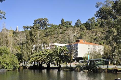 Exterior from John Oldham lake - Sullivans Hotel Perth