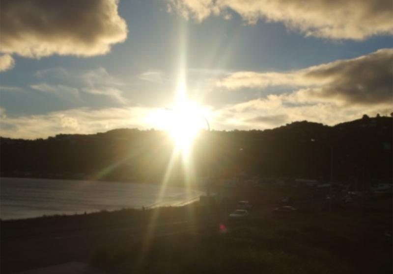 TYPICAL SUNSET AT OUR PLACE
 - Airport Motel Wellington