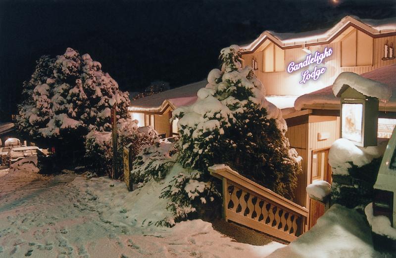 Candlelight at night
- Candlelight Lodge