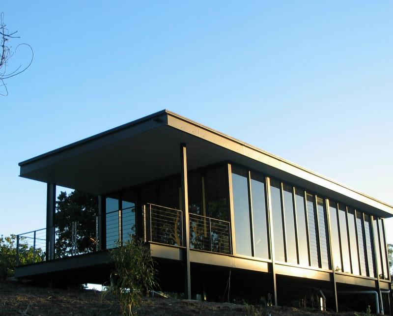 Large deck and walls of glass
 - Glass on Glasshouse and The Lookout Cafe