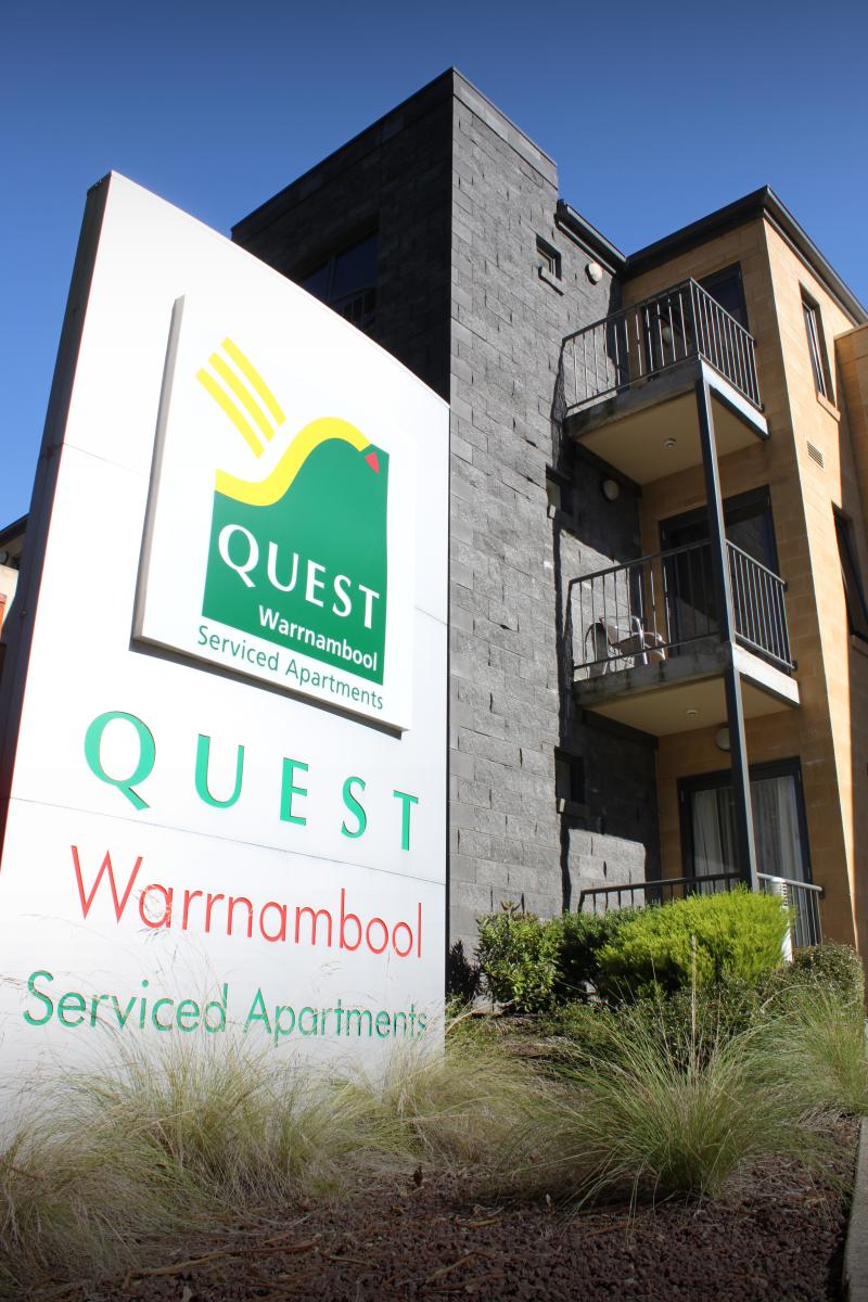 Front of property
- Quest Warrnambool