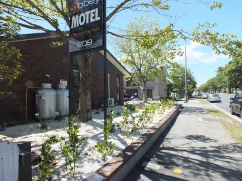 Frontage
 - Abbey Motor Lodge