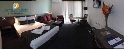 Bedroom
 - Hunts Hotel Liverpool