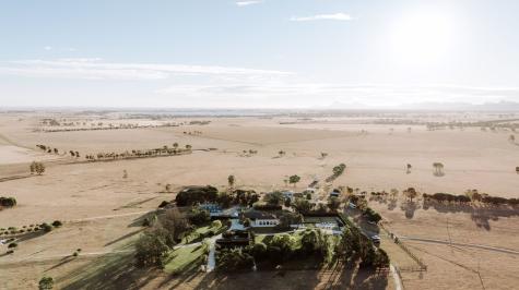 Drone Shot Homestead & Gardens in Summer
- Mount William Station
