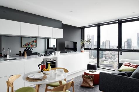 Superior One Bedroom Apartment - Living Area 
 - Punthill Northbank