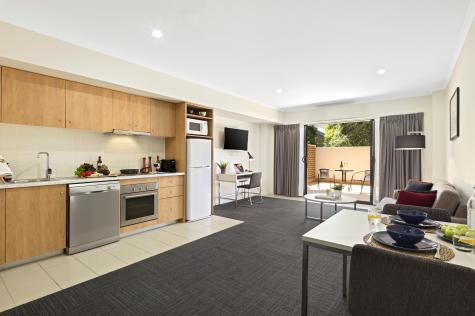 One Bedroom Apartment - Living Room
 - Quest Mont Albert
