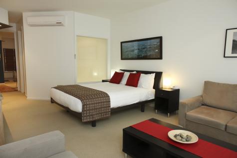 Executive Spa Main Bedding
- The Waves Serviced Apartments