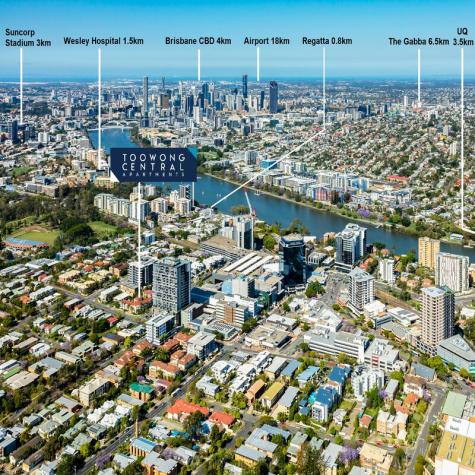 Aerial view
- Toowong Central Motel