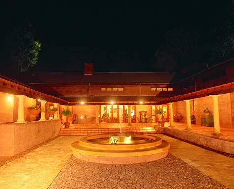 Exterior at night
- Tower Lodge