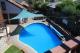 Heated pool area
 - Cascades Lakefront Motel
