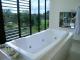Spa bath and fireplace in wall
 - Glass on Glasshouse and The Lookout Cafe