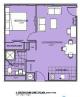 Executive One Bedroom Floor Plan
 - Quest Albany