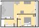 1 bedroom apartment floor plan
 - Quest Newmarket Auckland