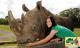 Guest with Southern White Rhino - 2 Day Wild Pass - Family: 2 Adults and 2 Children Australia Zoo