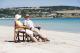 Emu Bay beach
 - Birubi Holiday Homes