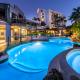 Pool at night
 - View Brisbane