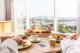 In-room breakfast with a Harbourview
 - Holiday Inn Potts Point Sydney