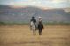 Horse riding at sunset  - Home Valley Station