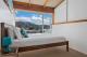 3BR - Bedroom(1), queen bed, full glass window
 - Long Beach House Apartments