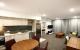 Kitchen and Lounge in 1 Bedroom Apartment
 - Quest Woolloongabba