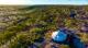 Drone shot of Luxury tent on the mesa
 - Longreach Airport to Rangelands Outback Camp - One Way Rangelands Outback Camp