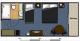 Standard Hotel Room Floor Plan  - Riverside Hotel Southbank