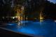 Sanctuary pool by night
 - Sanctuary Palm Cove