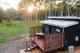 Chalet Bluegum Side Drone shot
 - Tree Chalets