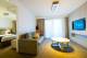 Living Room 1 Bedroom apartment
 - Voyages Emu Walk Apartments